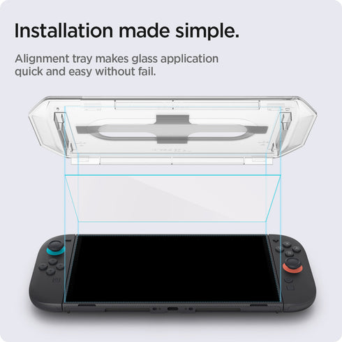 Spigen Nintendo Switch 2 Screen Protector GLAS.tR EZ Fit